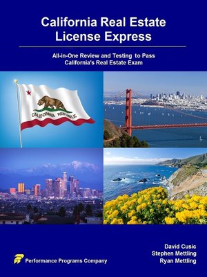 cover image of California Real Estate License Express